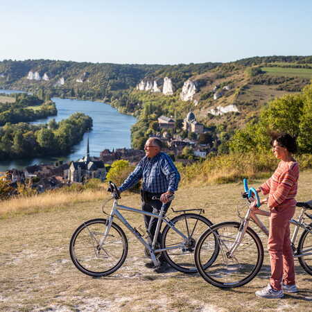 Balade vélo bord de seine sale